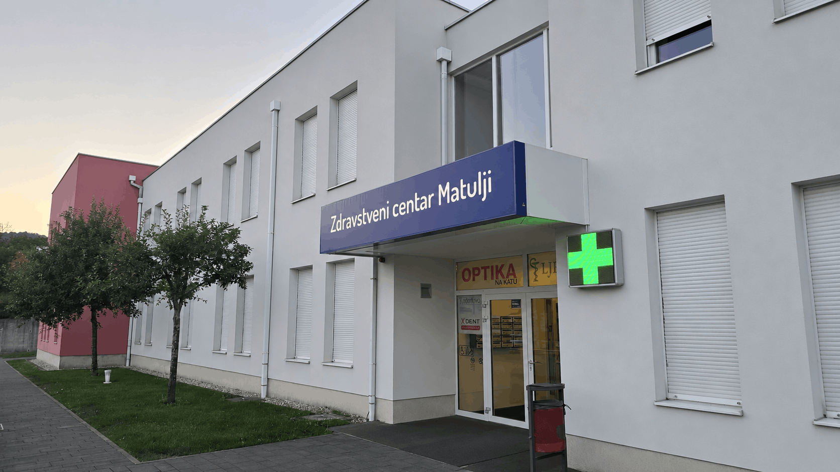 Ulaz u zgradu Ljekarne Matulji